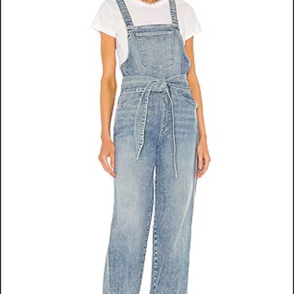 LE JEAN Mila Jumpsuit Overalls Wide Leg Size XS - Picture 1 of 8